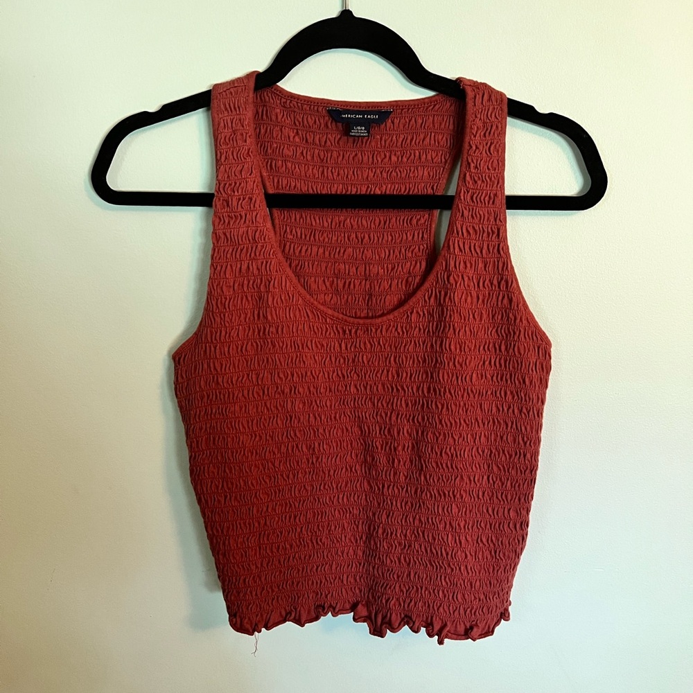 American Eagle Rouched Tank Top